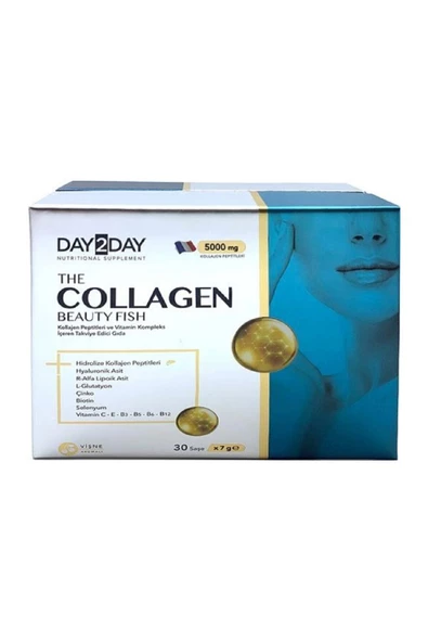 Day2Day The Collagen Beauty Fish Kollajen 30 Saşe X 7 Gr ürün görseli 1