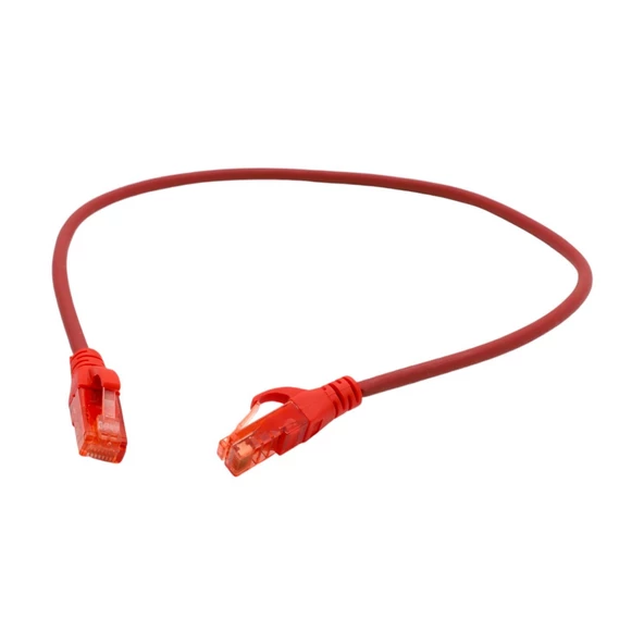 DİGİTUS PATCH CORD UTP CAT6 0.50 MT RED (10'LU PAKET)