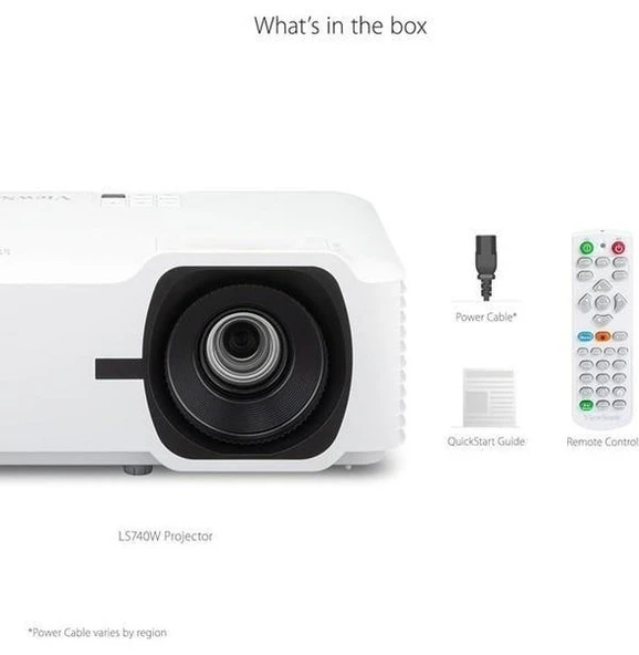 ViewSonic LS740W 5000 ANSI Lümen 1280X800 WXGA Lazer Projeksiyon Cihazı - 3