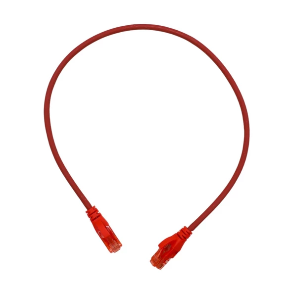 DİGİTUS PATCH CORD UTP CAT6 0.50 MT RED (10'LU PAKET) - 2