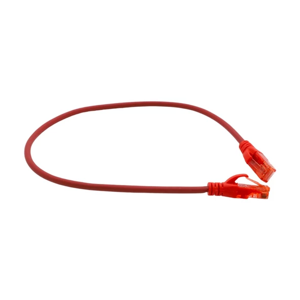 DİGİTUS PATCH CORD UTP CAT6 0.50 MT RED (10'LU PAKET) - 3