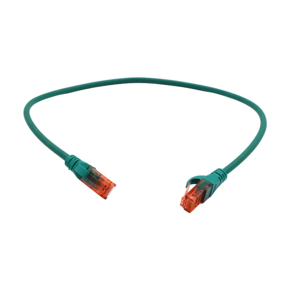 DİGİTUS PATCH CORD UTP CAT6 0.50 MT GREEN (10'LU PAKET)