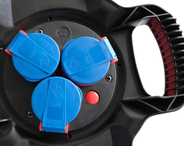 Brennenstuhl Rubber Gum Serisi IP44 Lisanslı 10 Metre Uzatmaya Sahip H07RN-F 3G1.5 Makaralı Kablo - 2