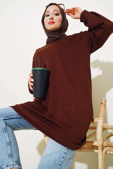 Armalı Tunik Acı Kahve ürün görseli