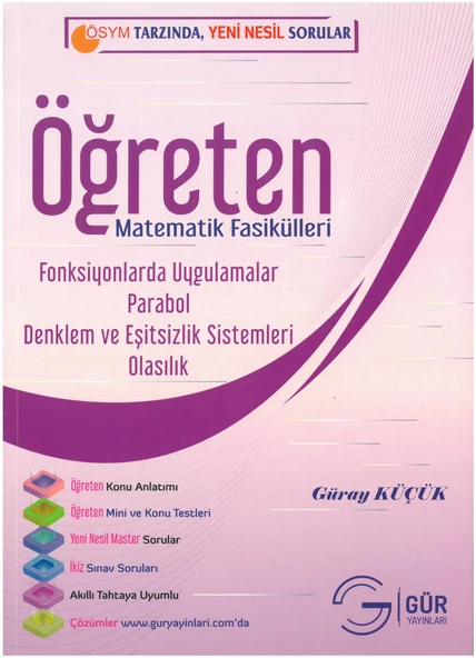 Öğreten Matematik Fonksiyonlarda Uygulamalar Parabol Denklem Ve Eşitsizlik Sistemleri Olasılık