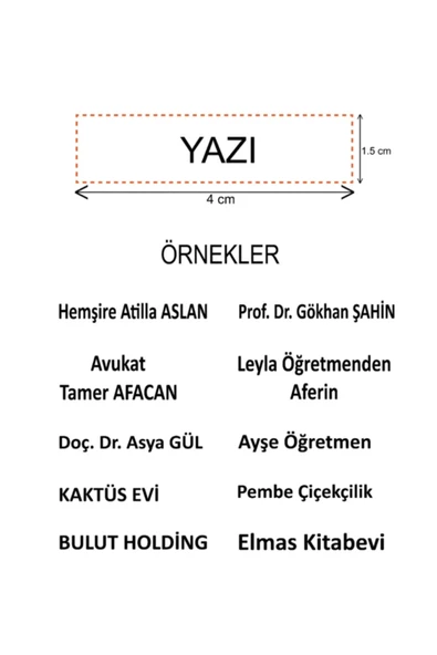 Silver Cep Kaşesi, Elbise İsim Ve Kıyafet, Defter Kitap Kaşesi Anaokulu Kreş Etiket, Öğrenci Kaşesi - 3