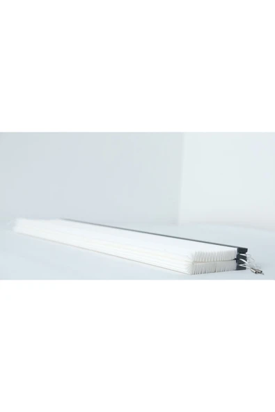 Blind-X Beyaz Plise Katlanır Cam Balkon Perdesi, Ofis Perdesi, Mutfak Perdesi, Salon Perdesi - 5