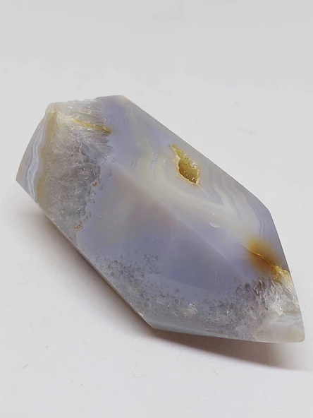 Kalsedon & Akik Druze Taşı Koleksiyonluk Piramit Uçlu (53000) - Resim 6