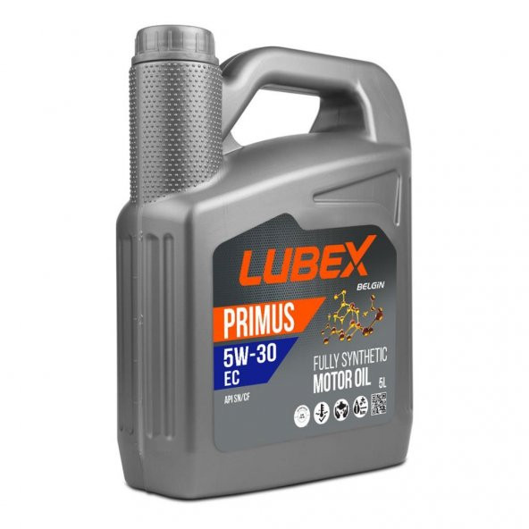 Lubex Primus EC 5W-30 5 Lt Tam Sentetik Motor Yağı