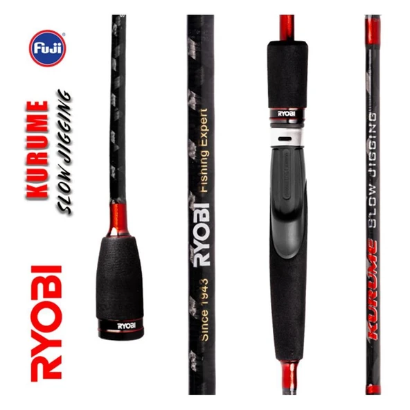 Ryobi Kurume Slow Jigging 180cm 40-150gr Olta Kamışı - 2