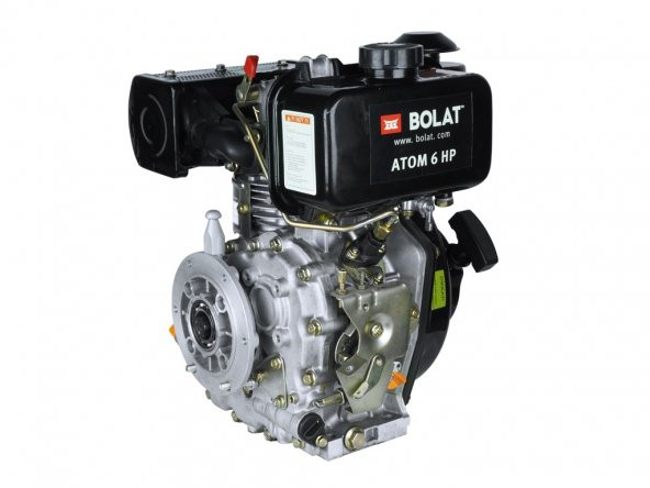 BOLAT 6hp Dizel Motor(Çapa tipi frezeli ipli)