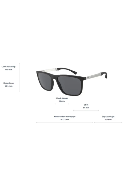 Emporio Armani Erkek Güneş Gözlüğü 0EA4150 - 4
