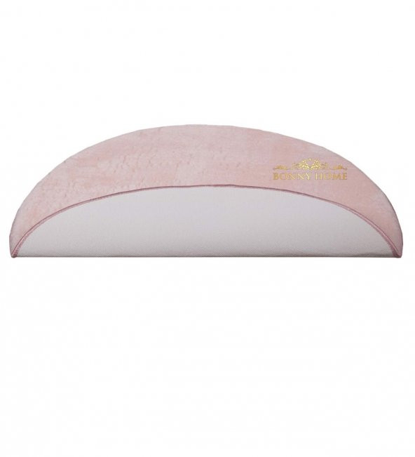 Bonny Home Elite Pudra 120x120 cm Yuvarlak Peluş Banyo Paspası Kaymaz Taban Pufidik Banyo Halısı - 3