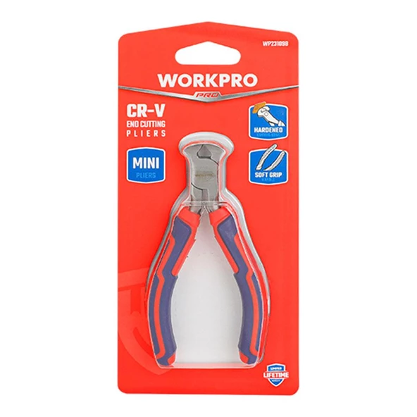 WORKPRO WP231098 100MM CR-V Elektronikçi Profesyonel Mini Tepe Keski - 4