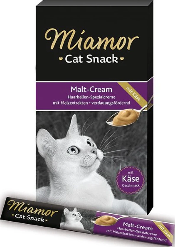 Miamor Cat Cream Malt Kase Malt ve Peynir Mayalı Kedi Ödülü 6x15 g