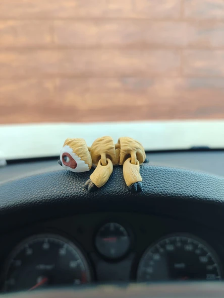 Sevimli Hareketli Tembel Hayvan Sloth Araba Süsü Torpido Süsü - 4