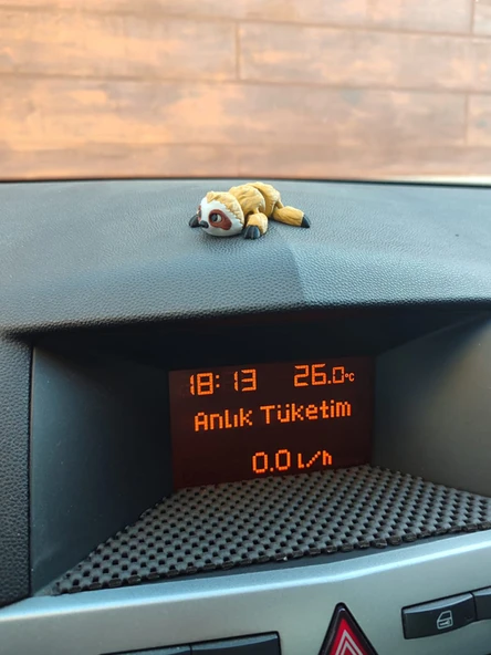 Sevimli Hareketli Tembel Hayvan Sloth Araba Süsü Torpido Süsü - 3