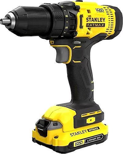 STANLEY AKÜLÜ DARBESİZ MATKAP TEK AKÜ 18V 2AH V20