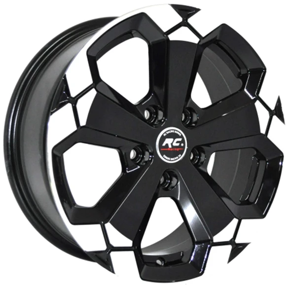 R1 Wheels 16 inç 5*114.3 ET32 Siyah Jant Takımı (2350) - 1
