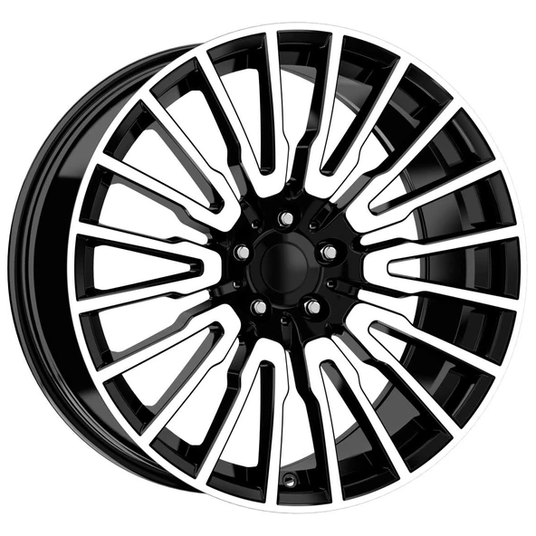 R1 Wheels 20 inç 5*112 ET30 Parlak Siyah Jant Takımı (2296)