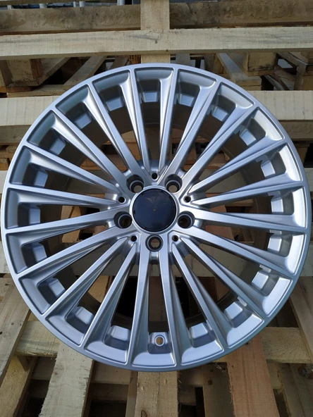 R1 Wheels 18 inç 5*112 ET48 Metalik Gri Jant Takımı (2563) - 2