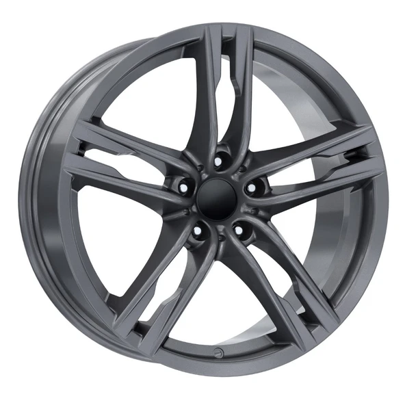 R1 Wheels 20 inç 5*120 ET33 Füme Jant Takımı (2546) - 2