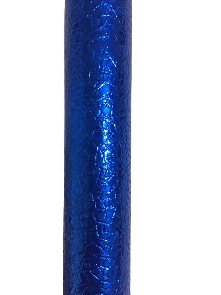 HEDİYE KAĞIDI GOFRAJLI METALİZE PARLAMENT MAVİ 70CM X 100 CM - 1 ADET