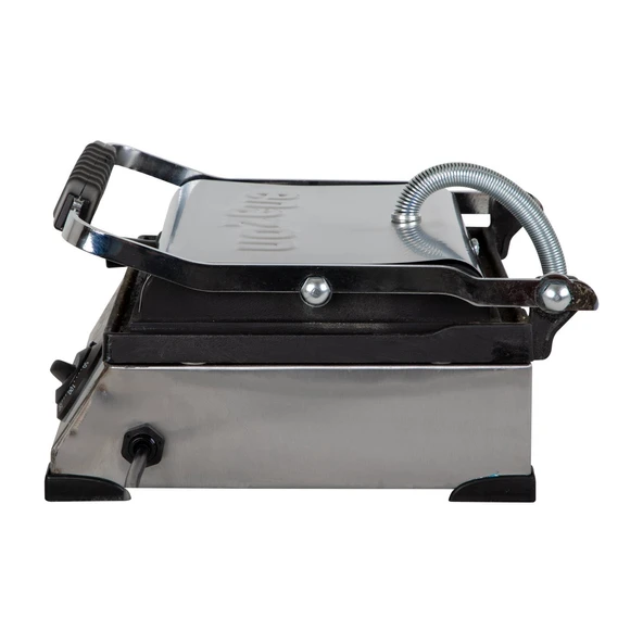 8 Dilim Elektrikli Saf Döküm Tost Makinesi  (Döküm 30x23) - İnoks - Resim 5