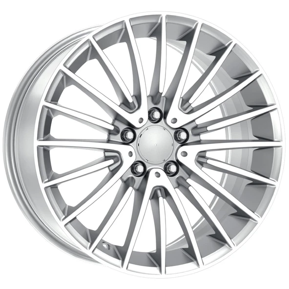 R1 Wheels 18 inç 5*112 ET38 Metalik Gri Jant Takımı (2529) - 2
