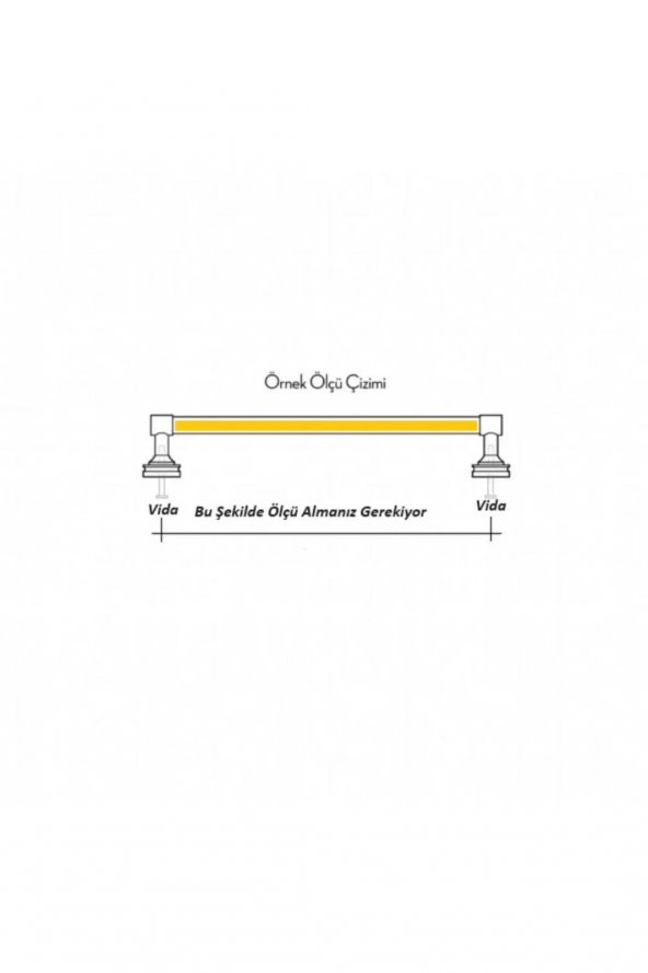 Misket Porselen Görünümlü Kulp Modeli Mobilya Çekmece Mutfak Dolap Kulbu 128 mm - Resim 3