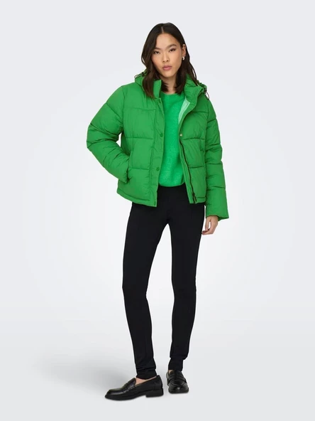 Only Onlann Premium Puffer Jkt Short Otw Kadın Mont - Resim 3