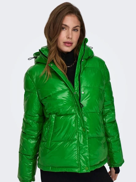 Only Onlannlouis Premium Puffer Jkt Otw Kadın Mont - Resim 4