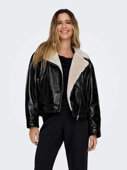 Only Onlanita Bonded Biker Otw Kadın Mont - 1