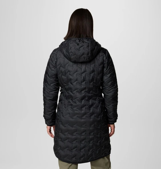 Columbia Wk0440 Delta Ridge Ii Long Down Jacket Kadın Mont - Resim 2