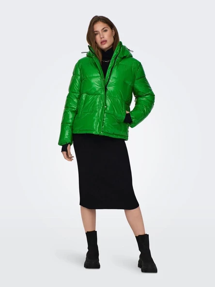 Only Onlannlouis Premium Puffer Jkt Otw Kadın Mont - Resim 3