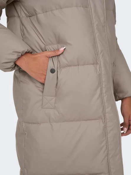 Only Onlvilma Down Long Coat Cc Otw Kadın Mont - 5