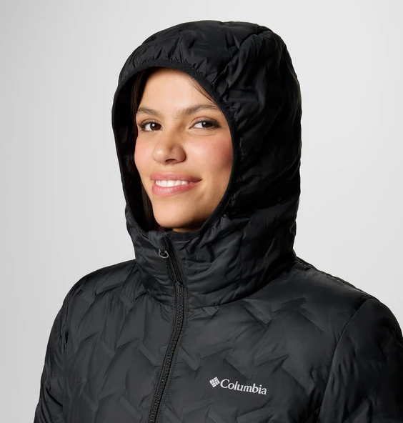 Columbia Wk0440 Delta Ridge Ii Long Down Jacket Kadın Mont - Resim 5