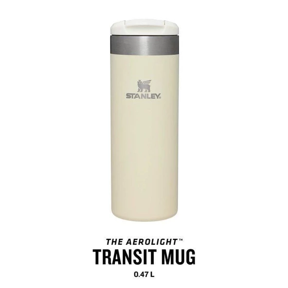 Stanley Stanley The AeroLight™ Transit Mug .47L / 16oz Cream Metallic Termos - 3