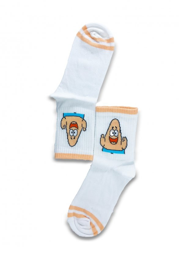 HI-SOCKS DESENLİ RENKLİ 6'LI ÇORAP SETİ - 2