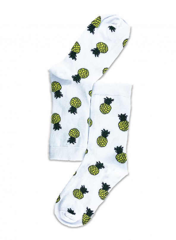 HI-SOCKS DESENLİ RENKLİ 6'LI ÇORAP SETİ - 4