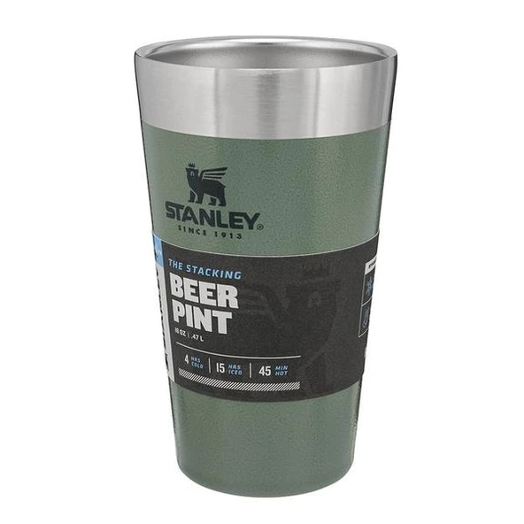 Stanley Unisex Termos Bardak Stan Adv 16Oz Vac Pint H.Green Eu - Resim 2