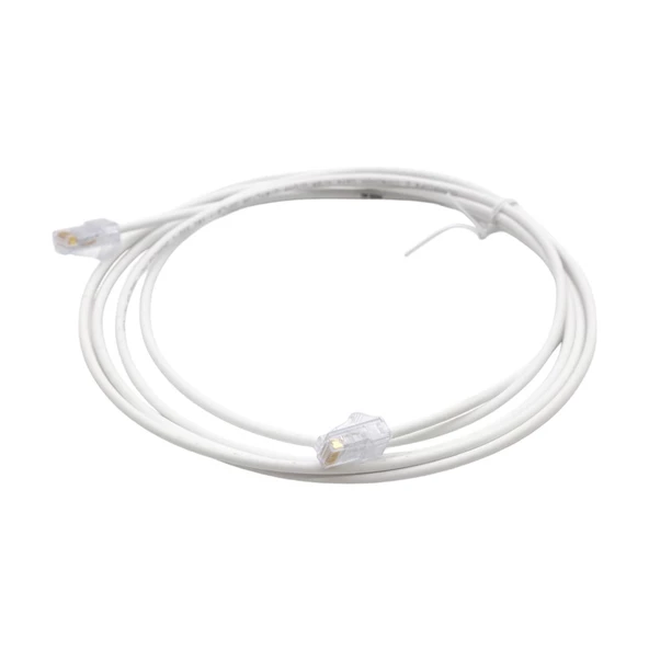 PATCH CORD UTP CAT6 3 MT SLIM WHITE (08F010) - 2