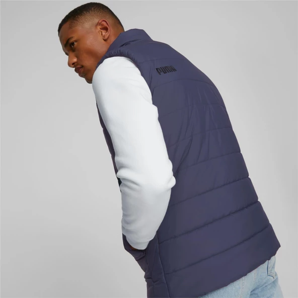 Puma ESS Padded Vest Peacoat Erkek Yelek - 3