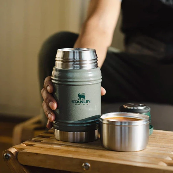 Stanley The Artisan Thermal Food Jar .50L / 17Oz Hammertone Green Yemek Termosu - 6