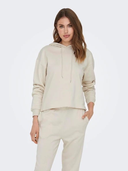 Only Onlfave L/S Hood Swt Kadın Sweatshirt ürün görseli 1