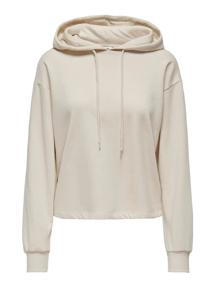 Only Onlfave L/S Hood Swt Kadın Sweatshirt - Resim 6