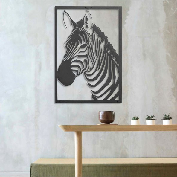 Zebra Metal Duvar Tablosu - 2