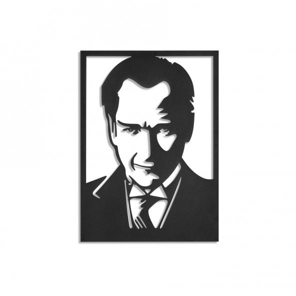 Atatürk Metal Duvar Tablosu - Portre