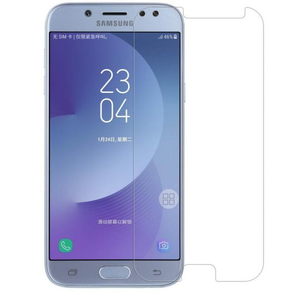 J5 Pro Samsung  kırılmaz cam ekran koruyucu