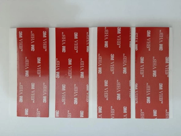 Geseus Plaka Yapıştırma Bandı 3M Güvencesi ile 24Adet 95x30mm 2 Paket - 4